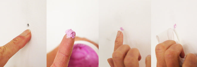 How to fix small holes in drywall